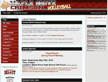 Tablet Screenshot of crimsonvb.com